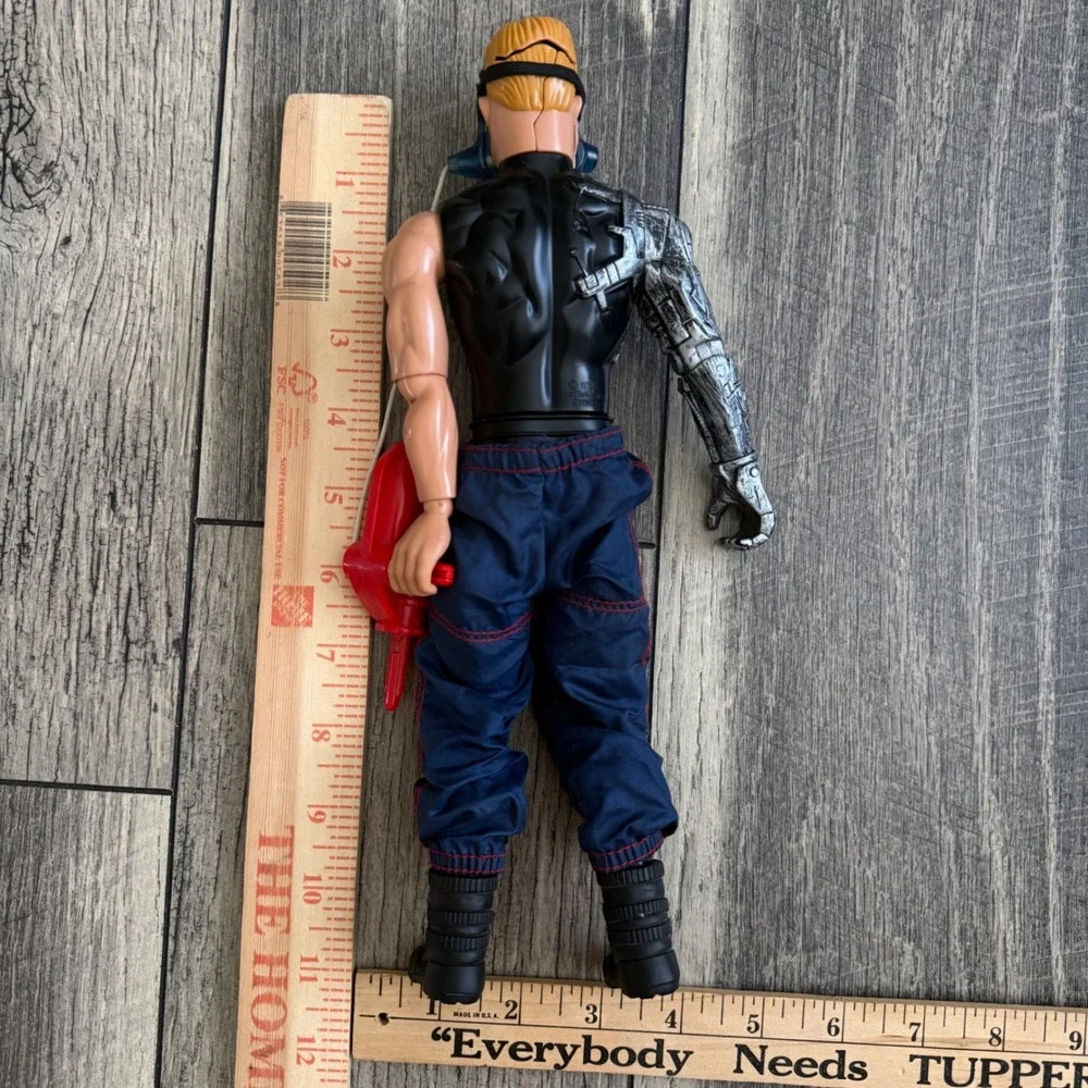 VTG 1998 Mattel Max Steel Action Figure Cyborg Bio-Link Transforming Head 12